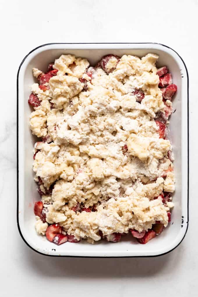 Easy Strawberry Rhubarb Cobbler Recipe House Of Nash Eats 0691