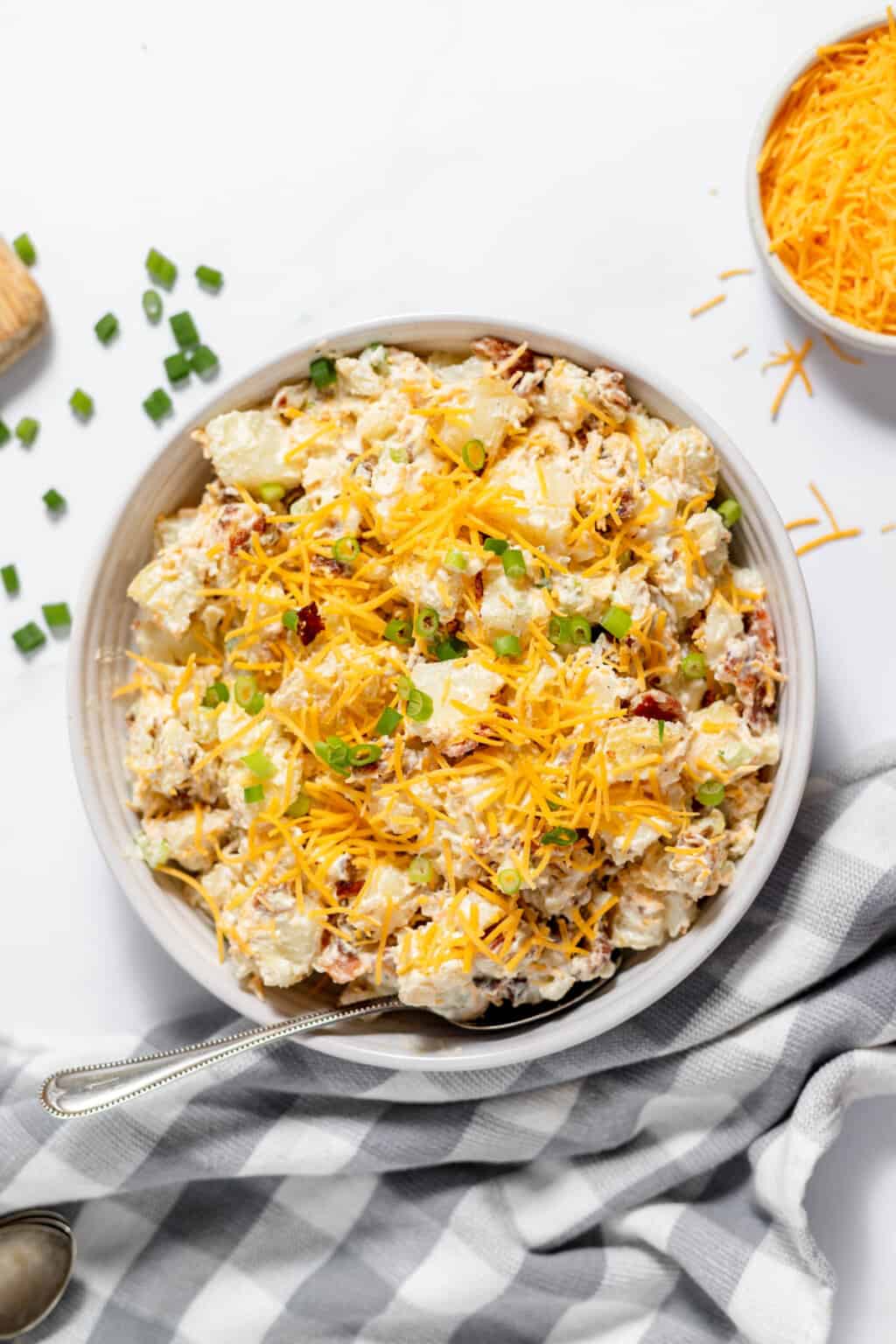 Loaded Baked Potato Salad Recipe - House of Nash Eats