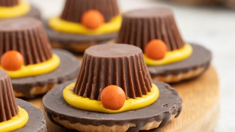 Thanksgiving Pilgrim Hat Cookies - We're Calling Shenanigans