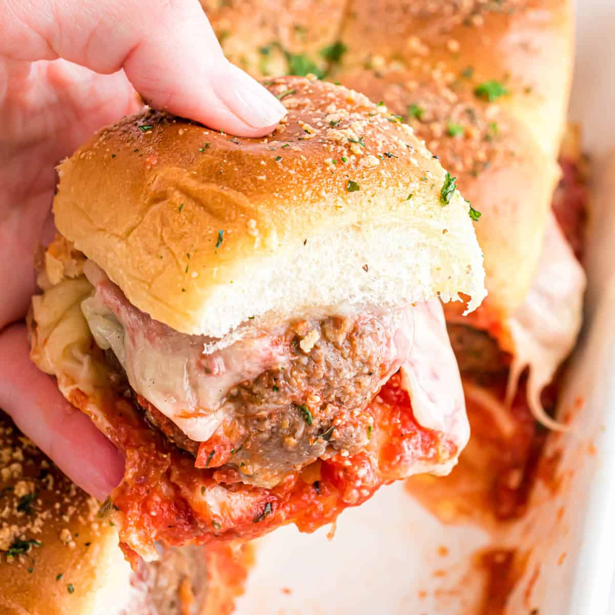 Italian Meatball Sliders Recipe