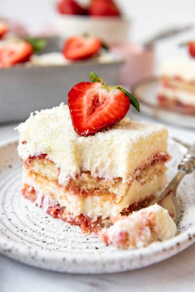 Easy No-Bake Strawberry Tiramisu - House of Nash Eats