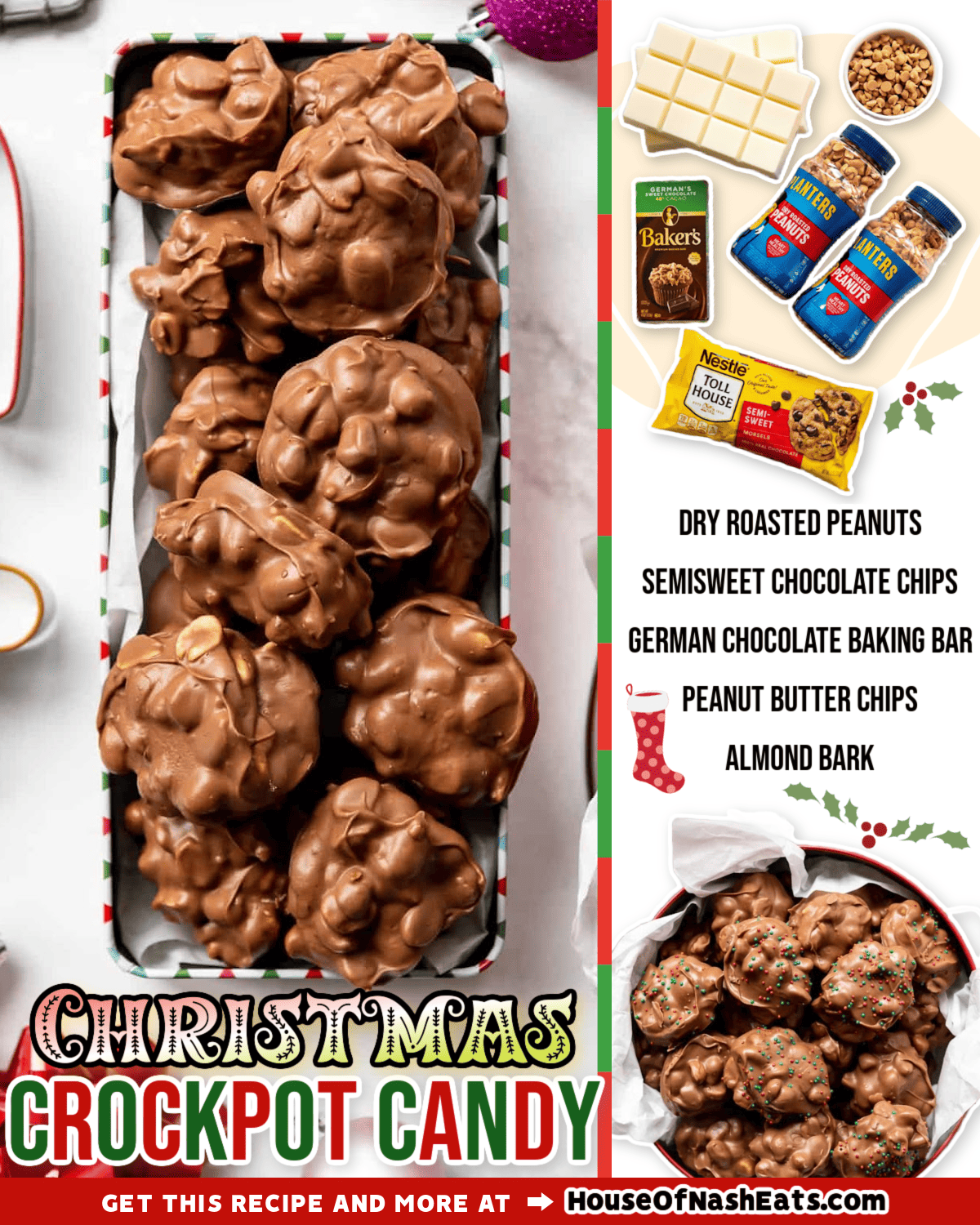 Crock Pot Christmas Crack (Super Easy 5 Ingredient Christmas Candy!)
