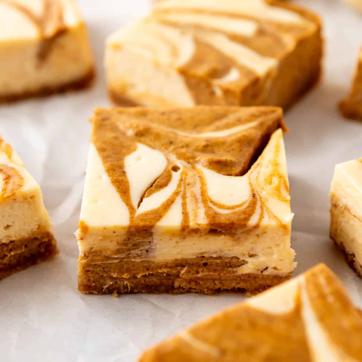 Pumpkin Cheesecake Bars