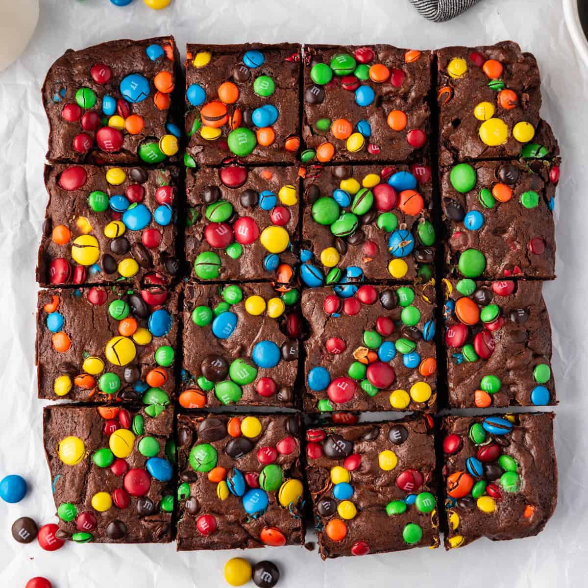 M&M Brownies Recipe