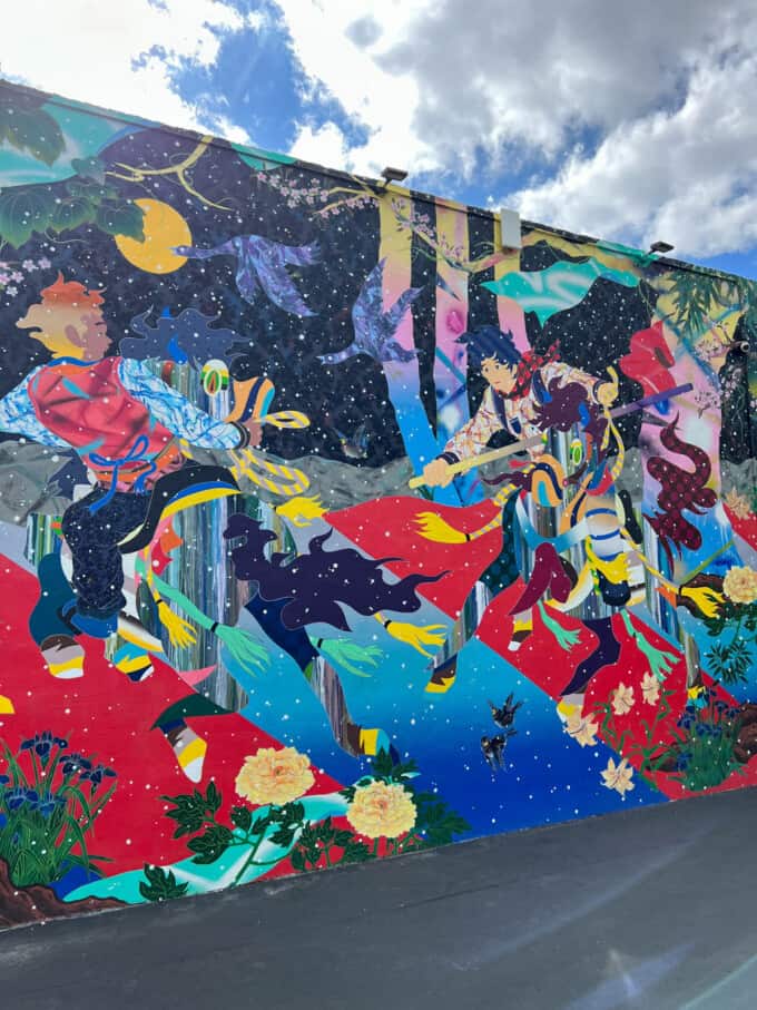 A mural at Wynwood Walls in Miami.