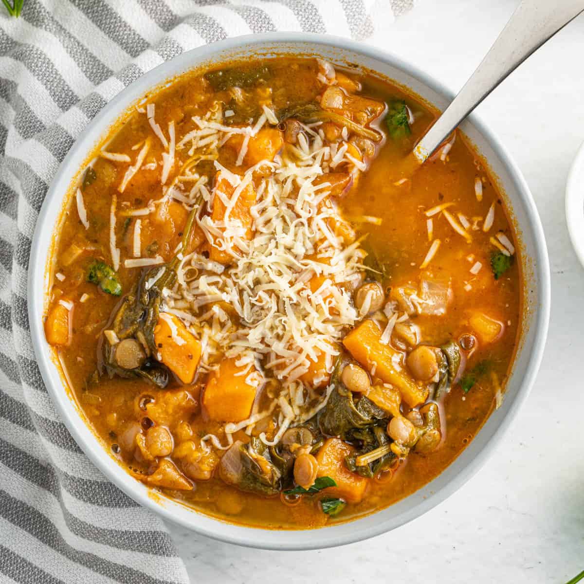 Lentils and Sweet Potato Soup Recipe