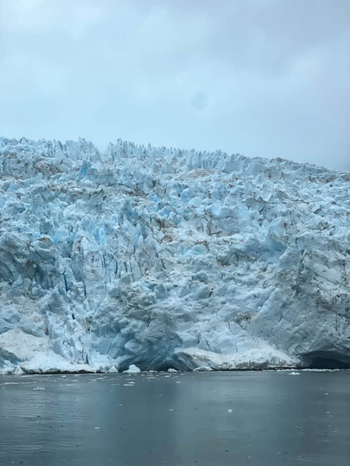 A glacier in Kenai Fjiords National Park.
