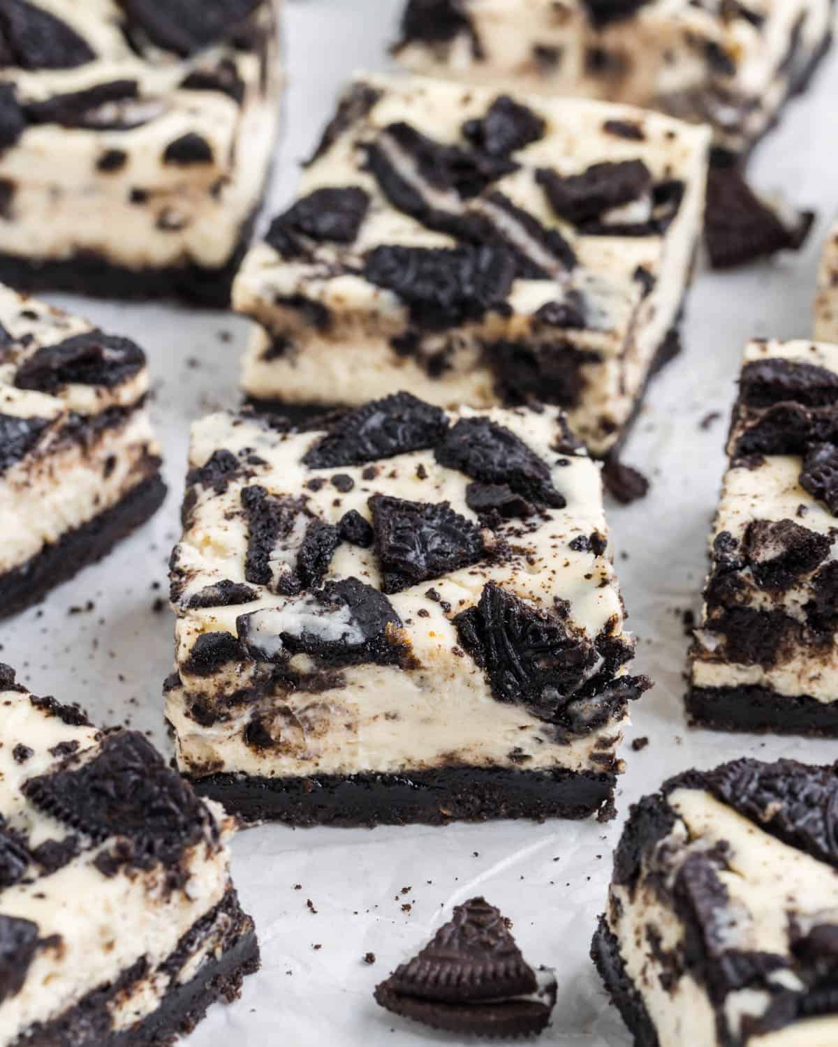 Oreo Cheesecake Bars - House of Nash Eats