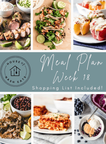 An image of Weekly Meal Plan recipes.
