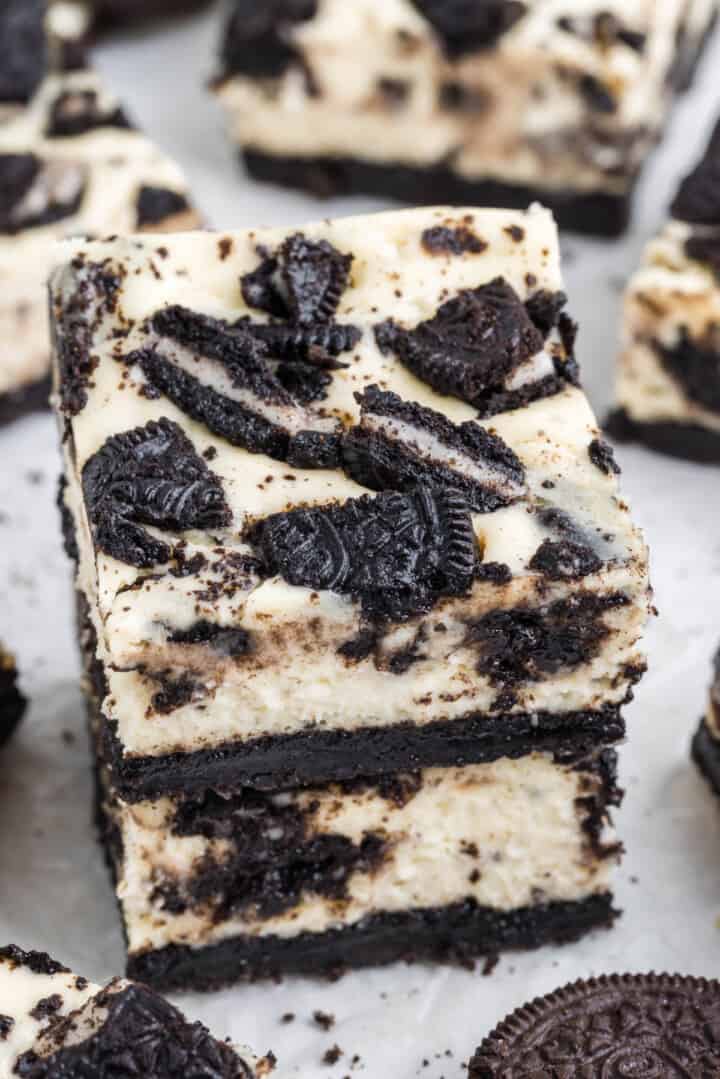 Oreo Cheesecake Bars - House of Nash Eats