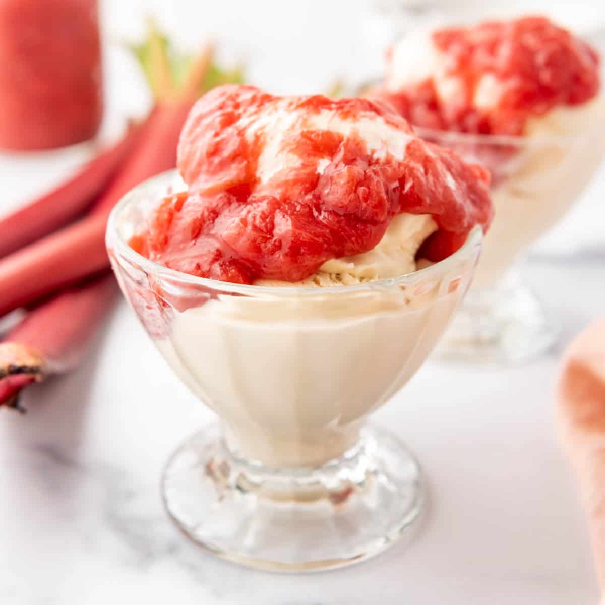 Stewed Rhubarb Sauce