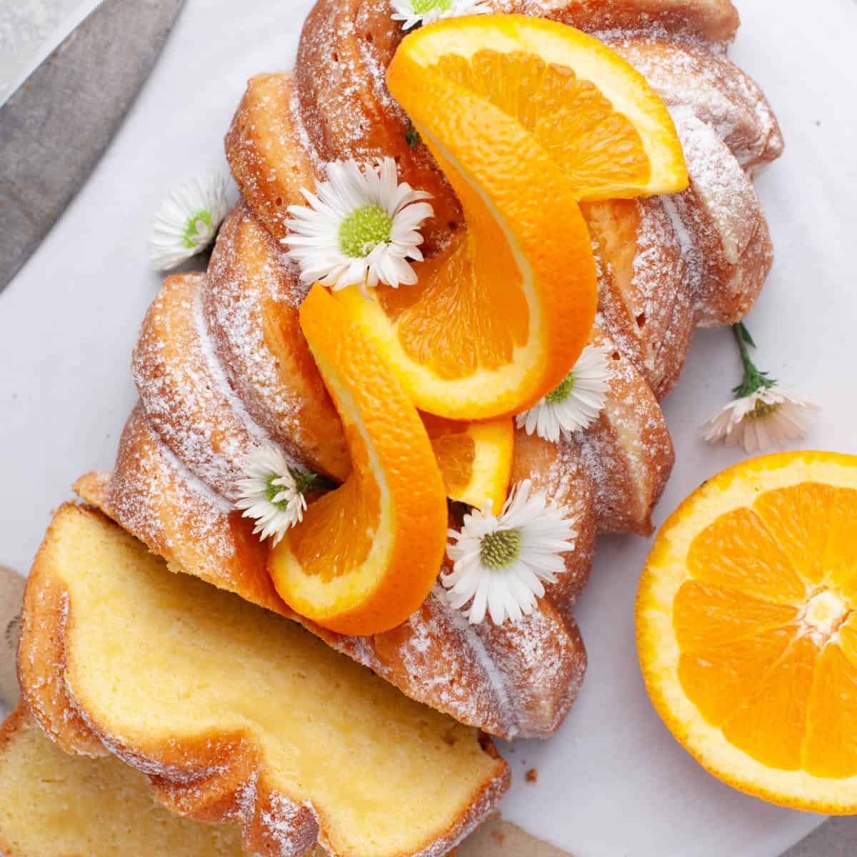 Orange Loaf Cake Recipe