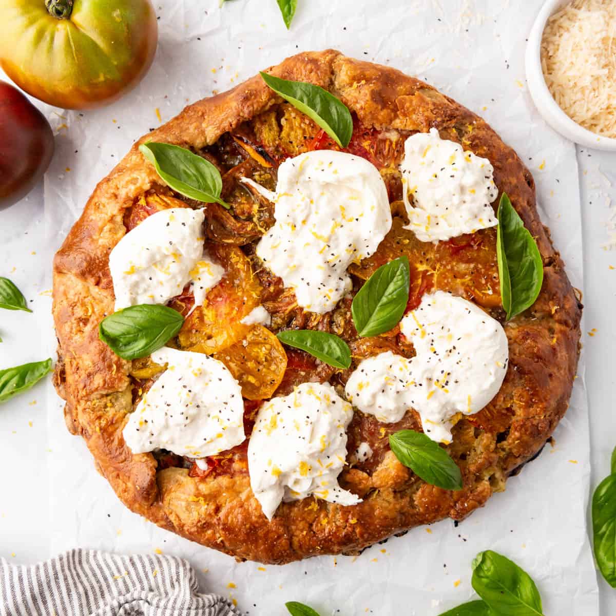 Heirloom Tomato Galette