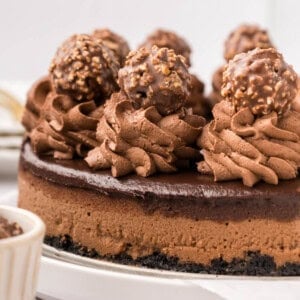 An image of a nutella cheesecake.