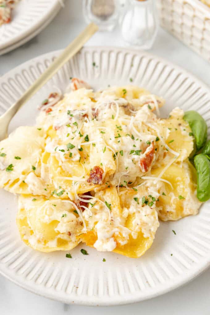 Copycat Olive Garden Ravioli Carbonara House Of Nash Eats