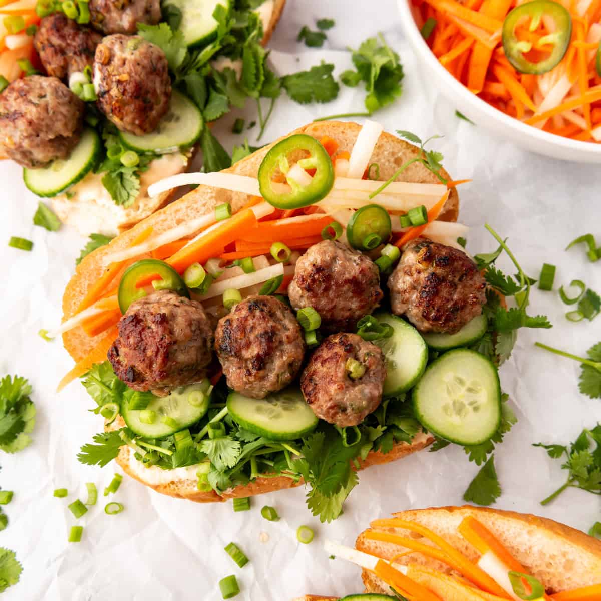 Banh Mi (Vietnamese-Inspired Sandwiches)