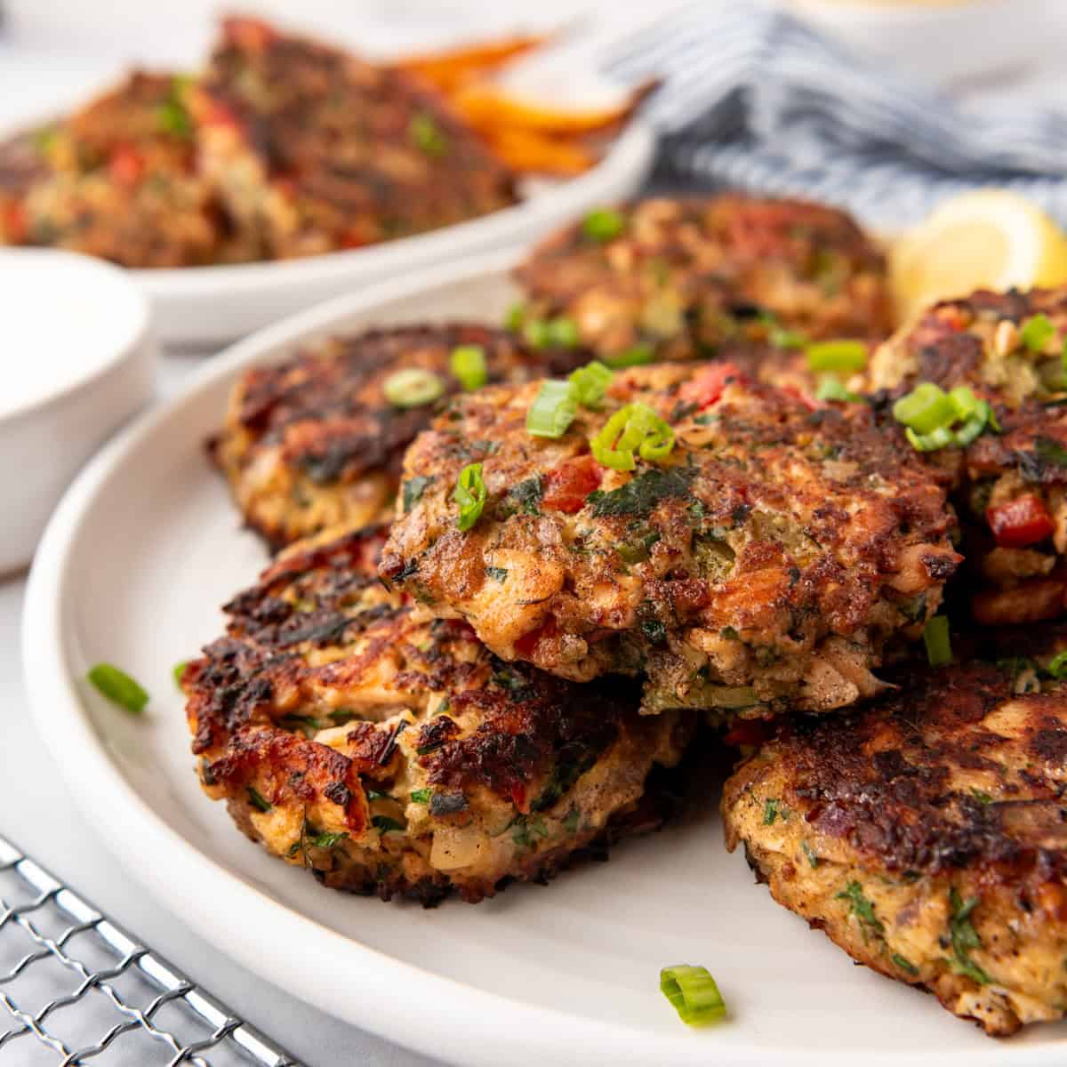 Salmon Cakes with Lemon Garlic Aioli