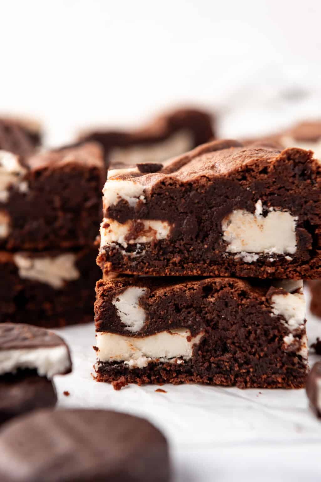 York Peppermint Patty Brownies - House of Nash Eats