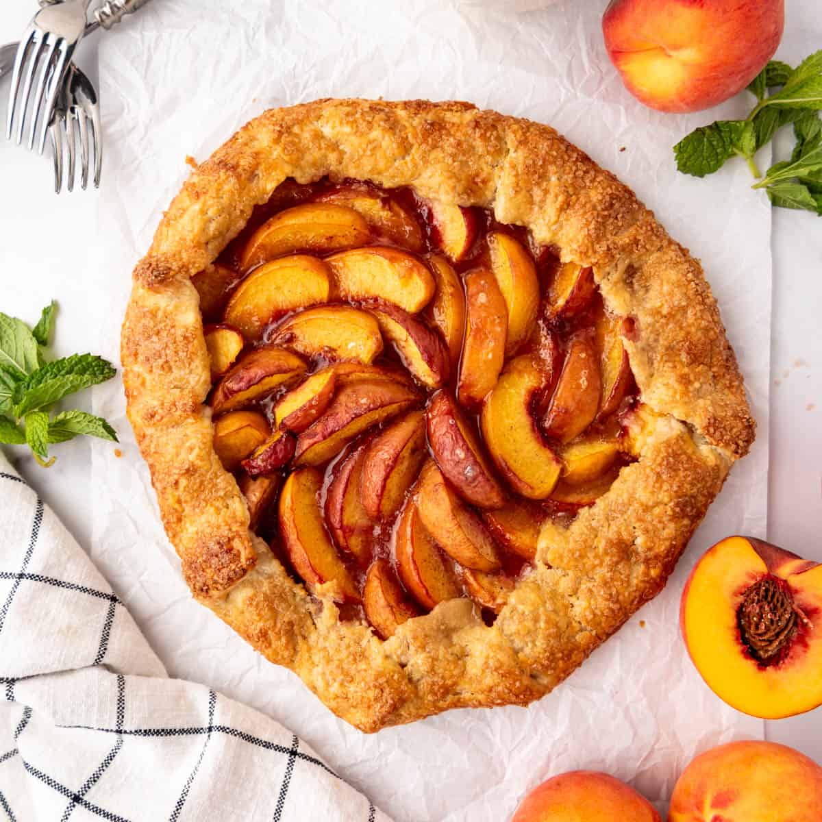 Fresh Peach Galette