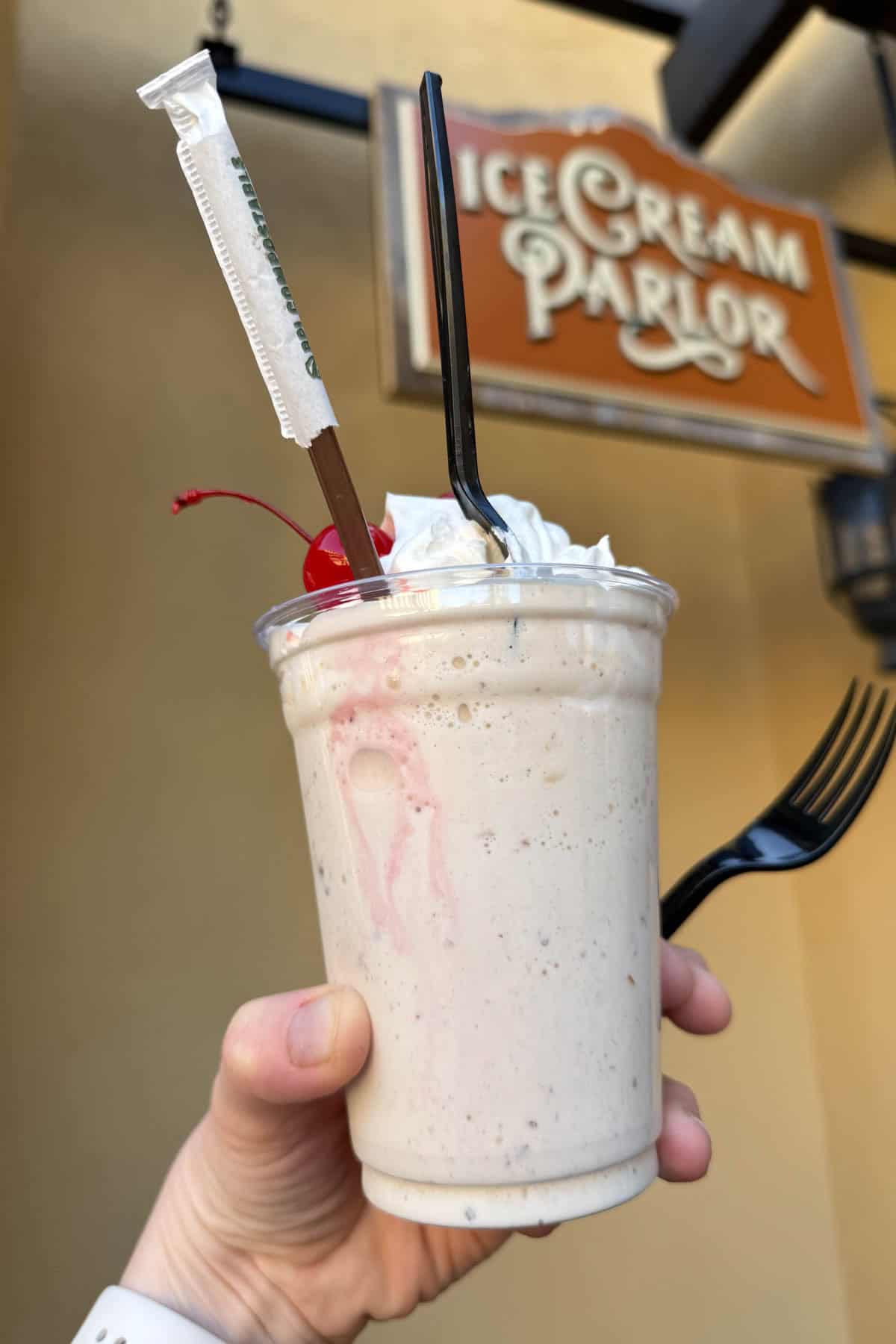 An image of the famous date shake from Death Valley.