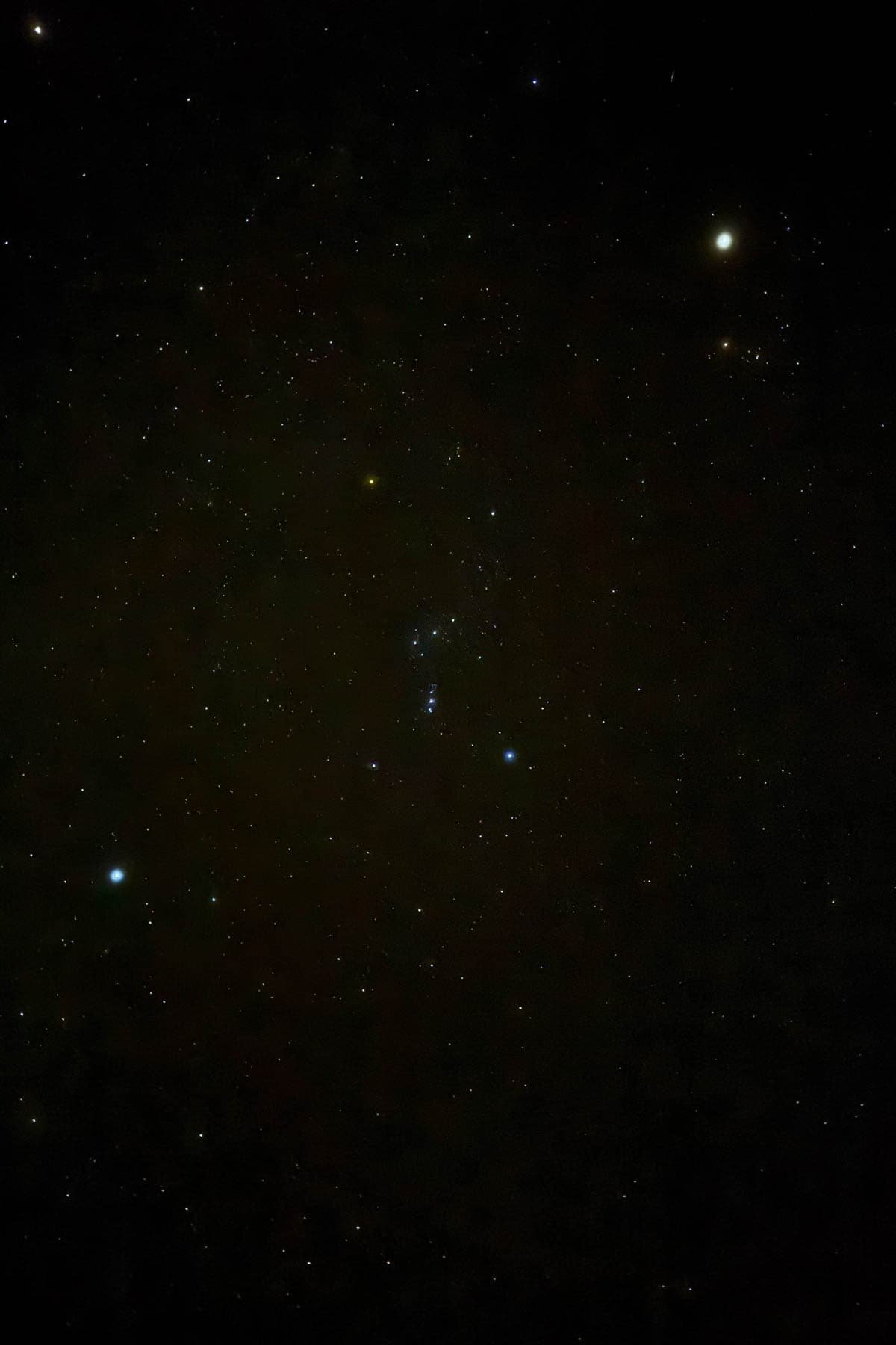 An image of Orion's belt.