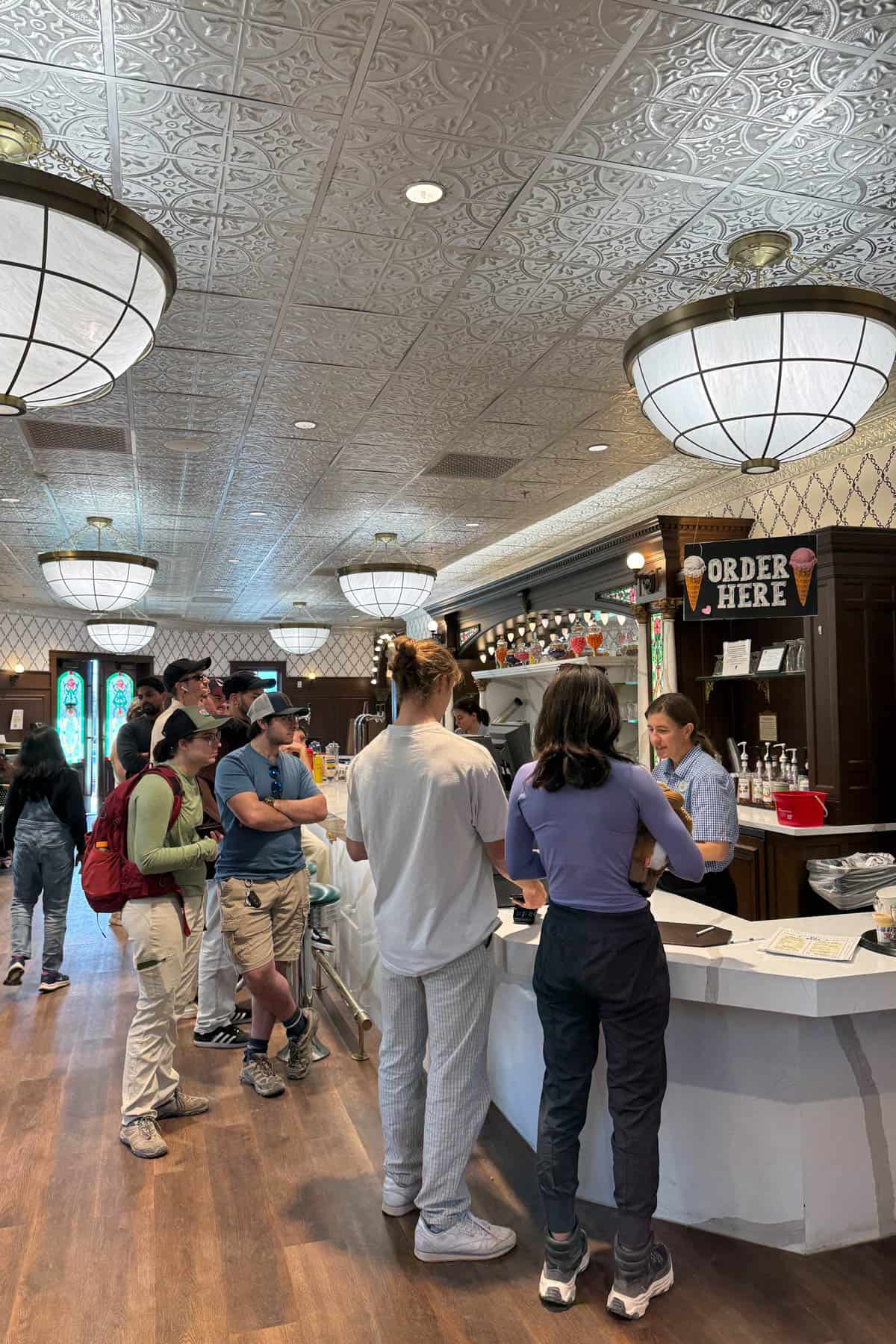 An image of the ice cream parlor in Death Valley.