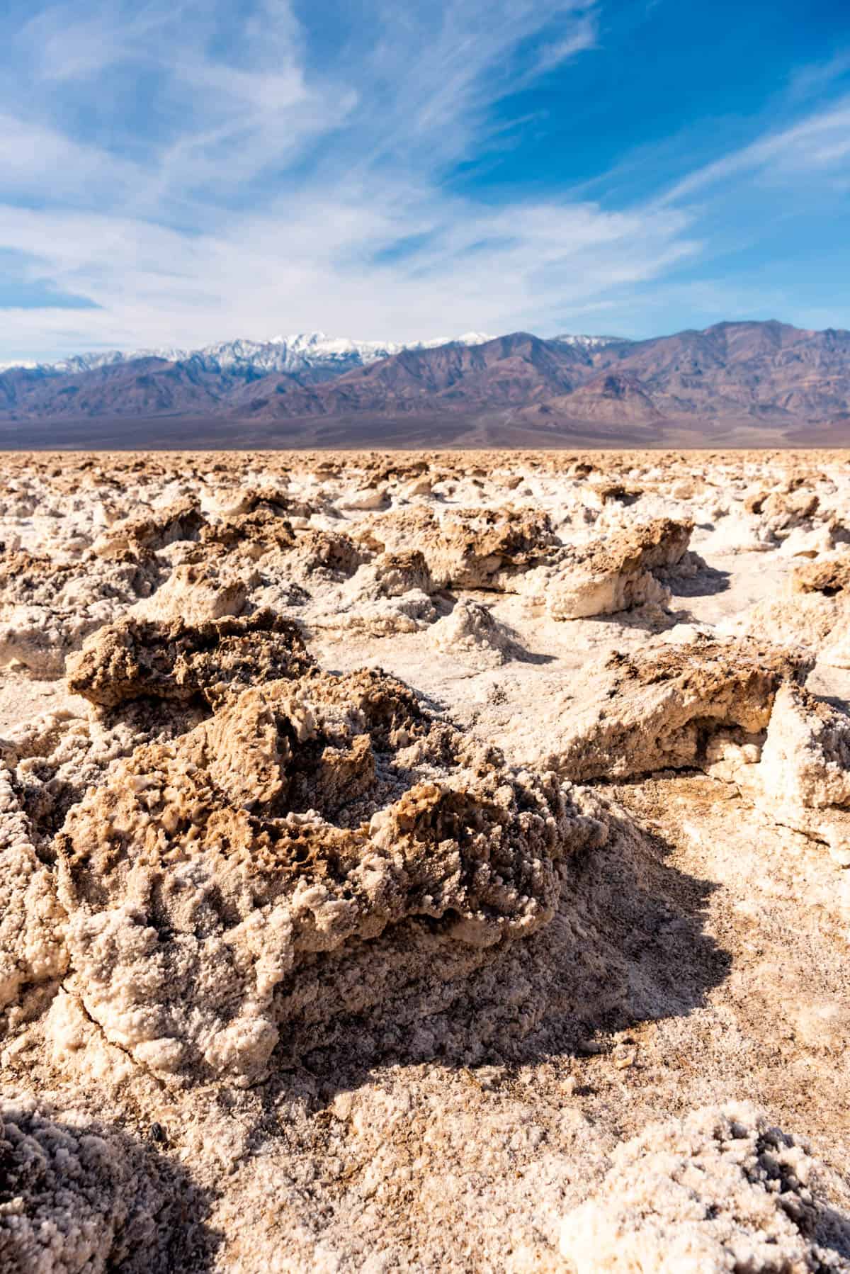 Devil's Golf Course in Death Valley.