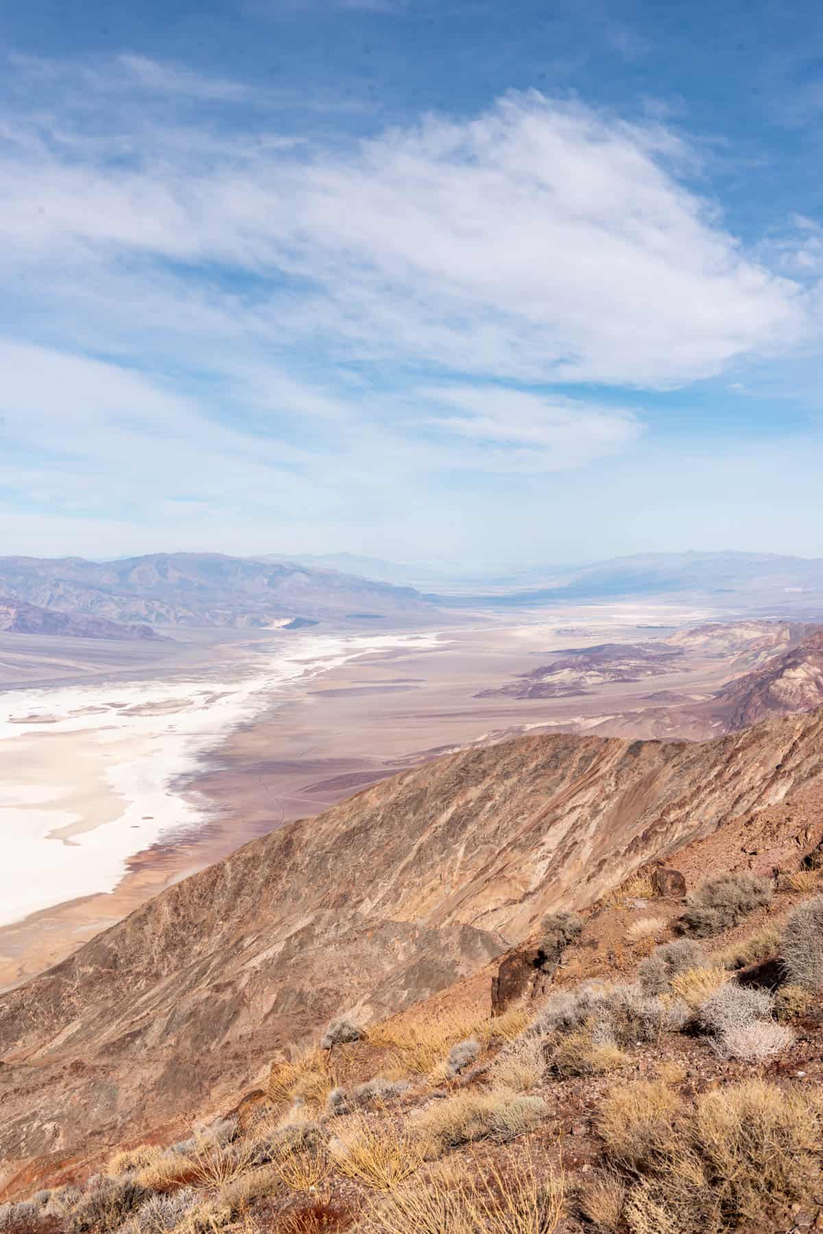 A view of Death Valley from the top of Dante's Peak.