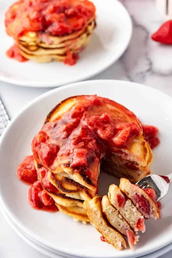Strawberry Pancakes House of Nash Eats