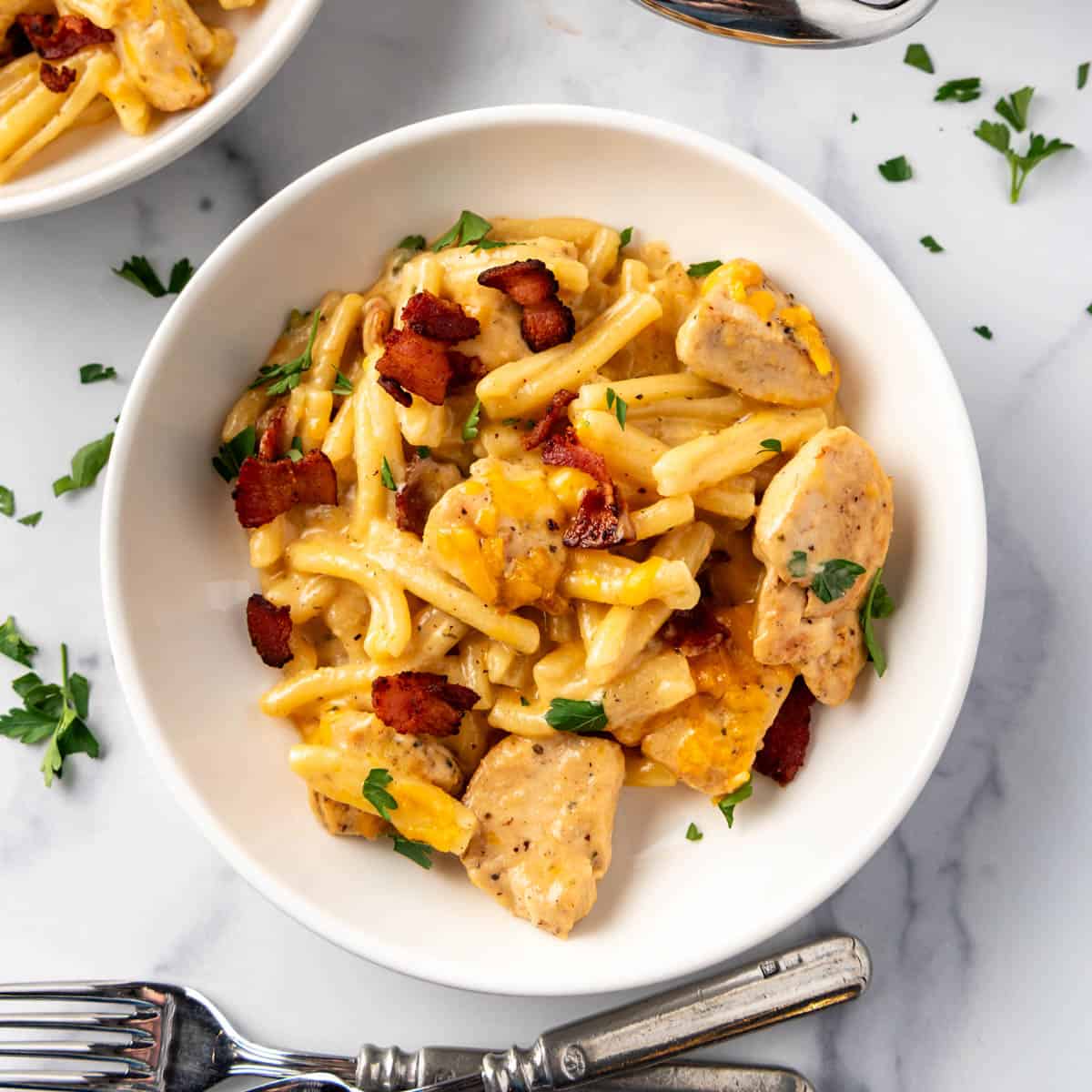 Chicken Bacon Ranch Pasta - House of Nash Eats