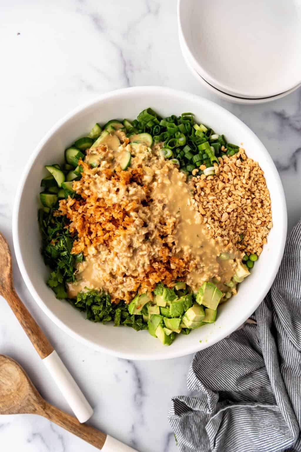 Crispy Rice Salad - House of Nash Eats