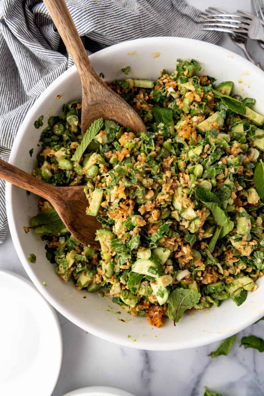 Crispy Rice Salad - House of Nash Eats