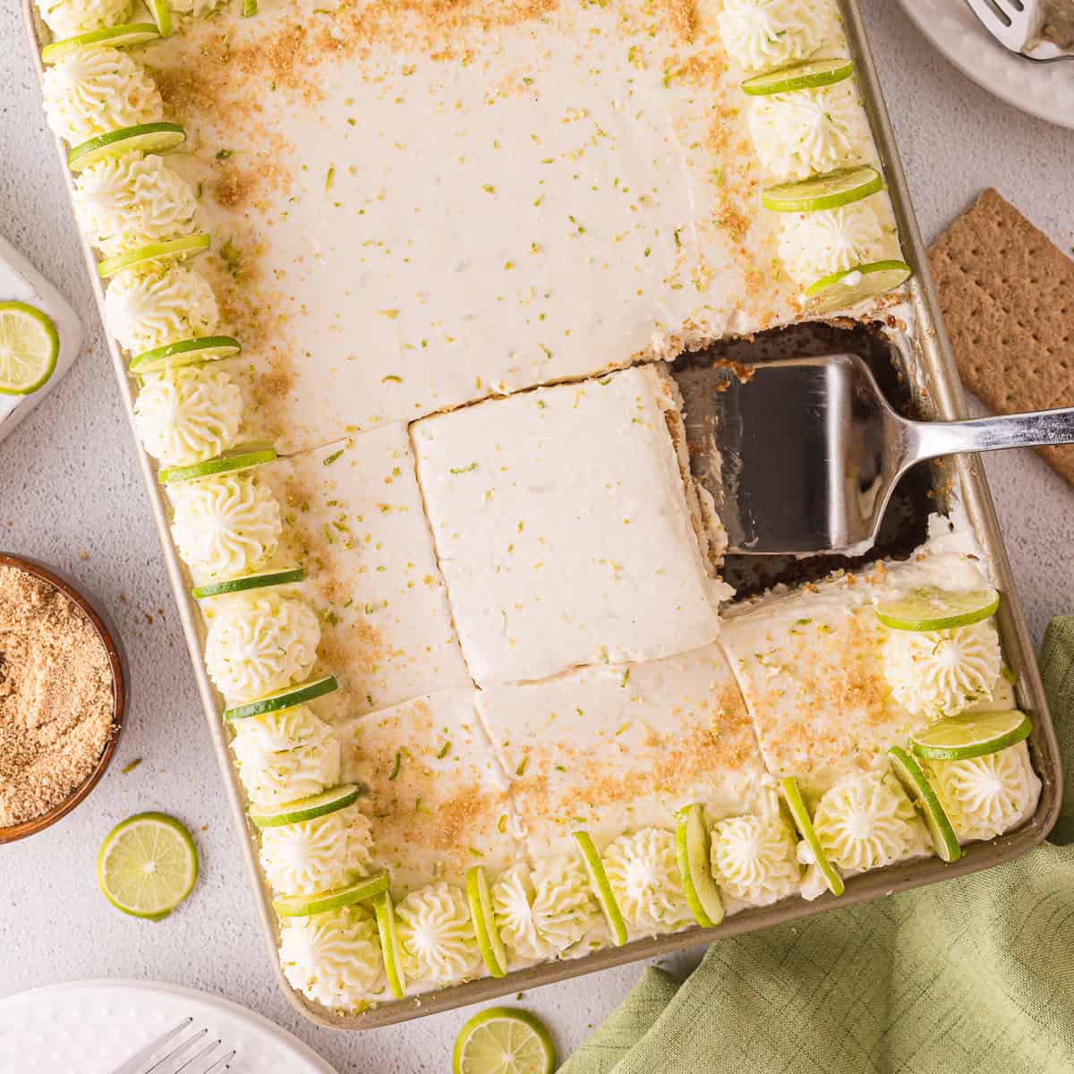 Key Lime Pie Sheet Cake