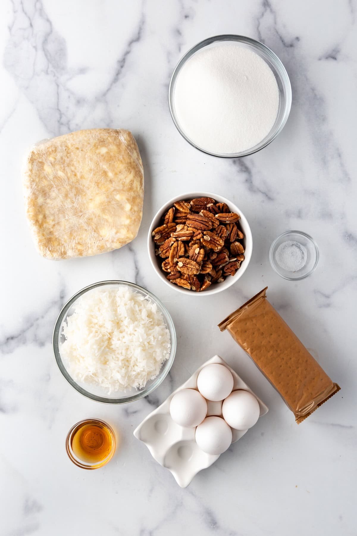 Ingredients for making sawdust pie.