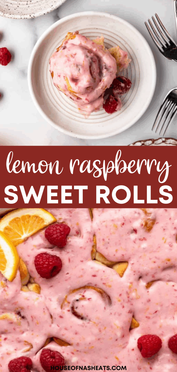 Lemon Raspberry Sweet Rolls - 1