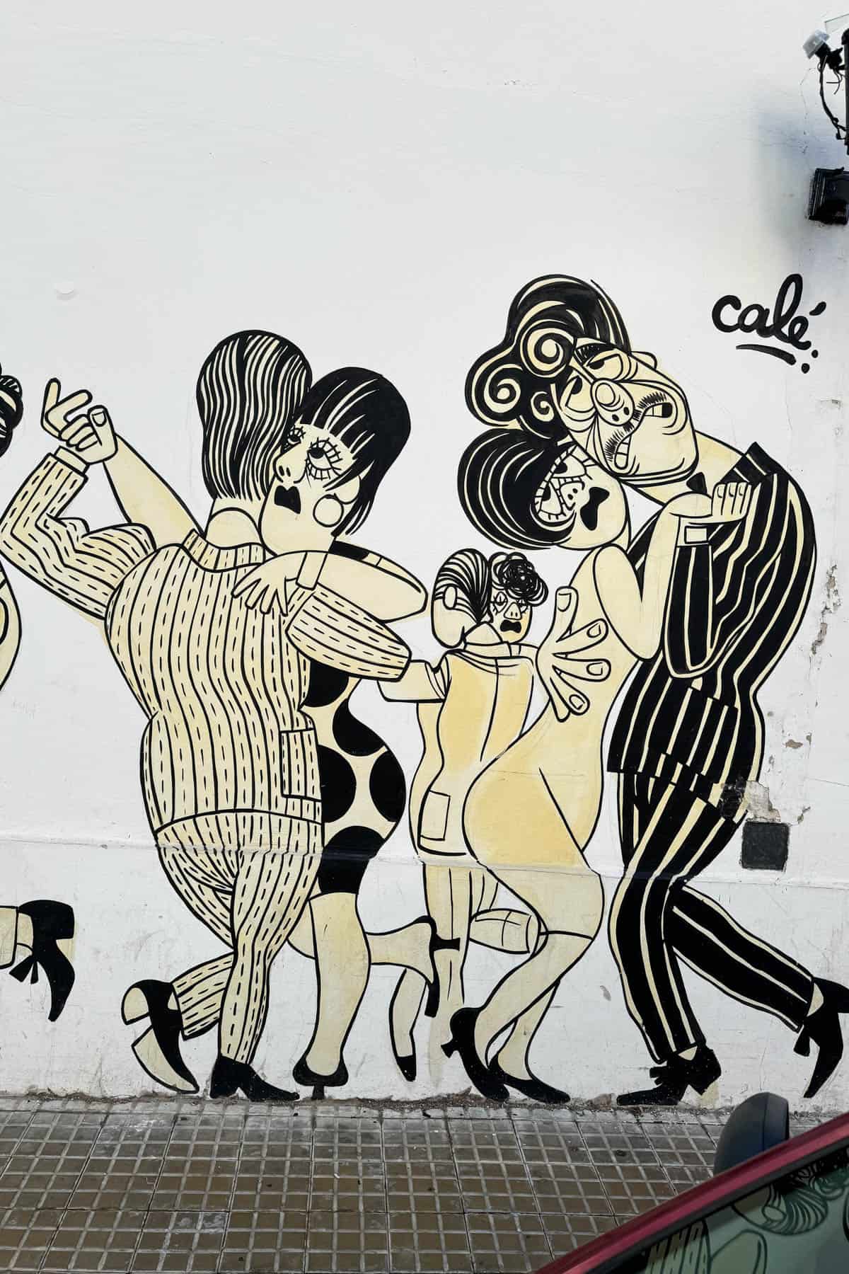 Street art in Buenos Aires.