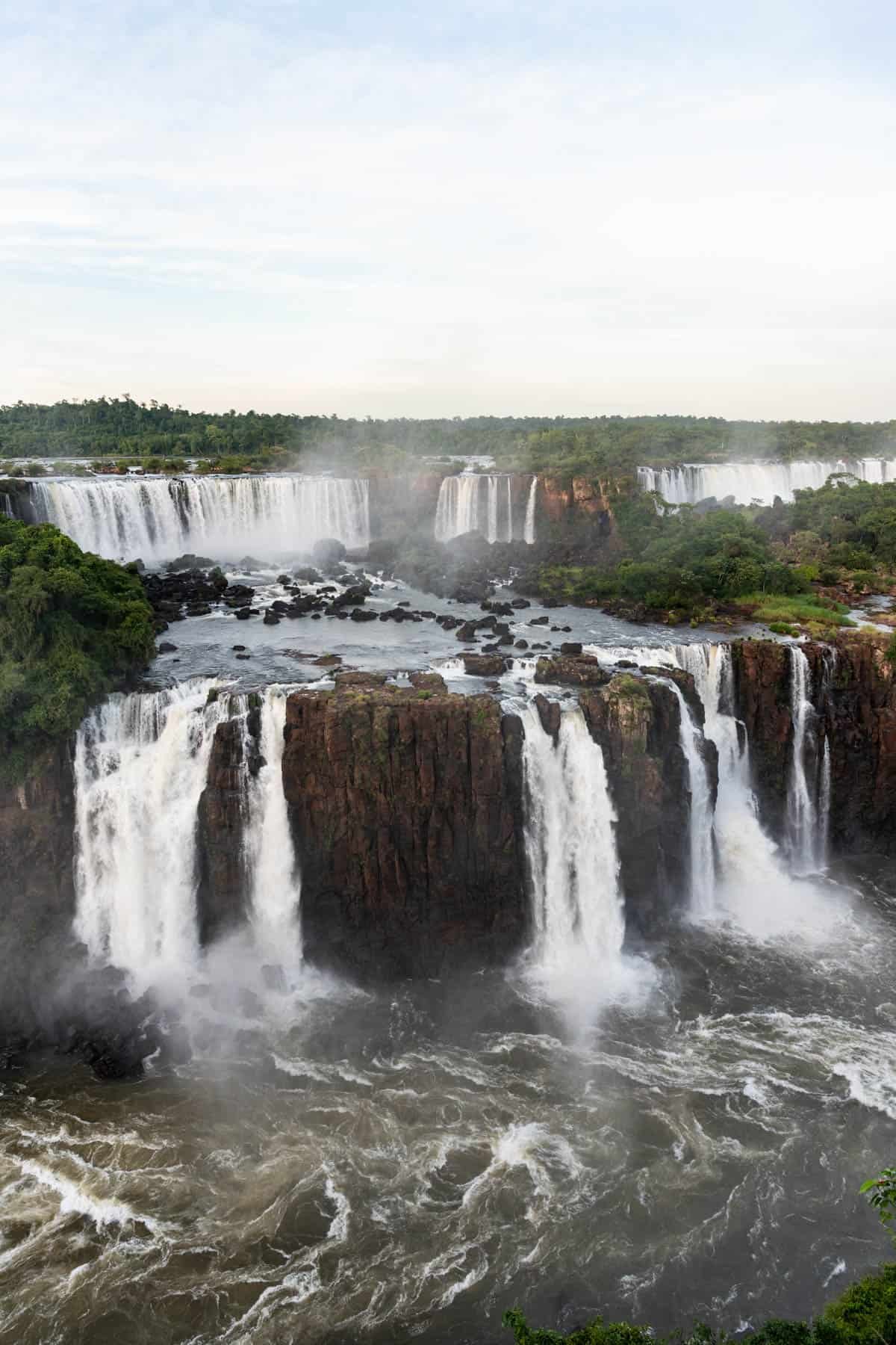 An image of the Argentina side of Iguazu Falls.