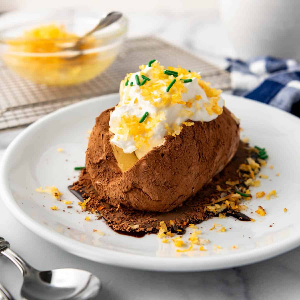 Ice Cream Baked Potato