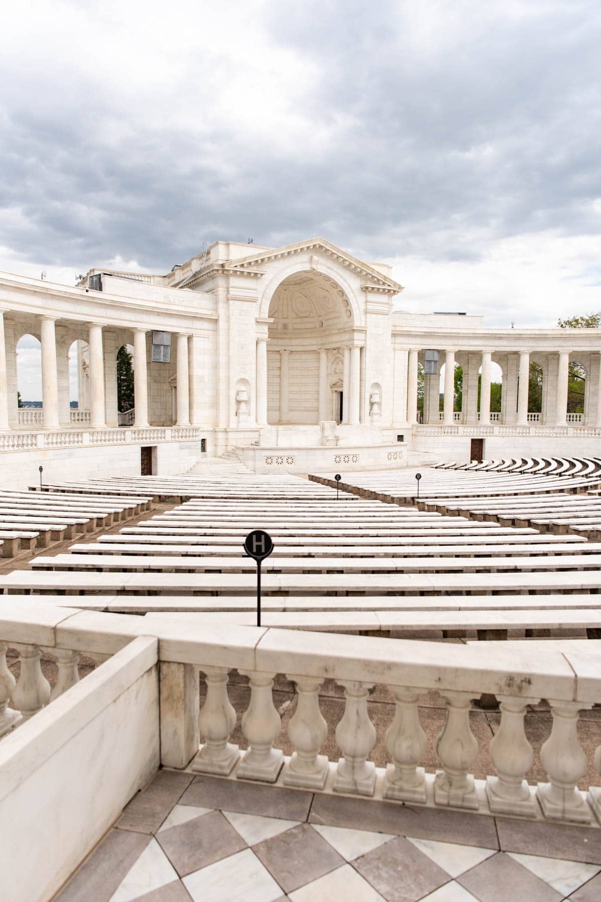 An amphitheater at Arlington National Cemetery.