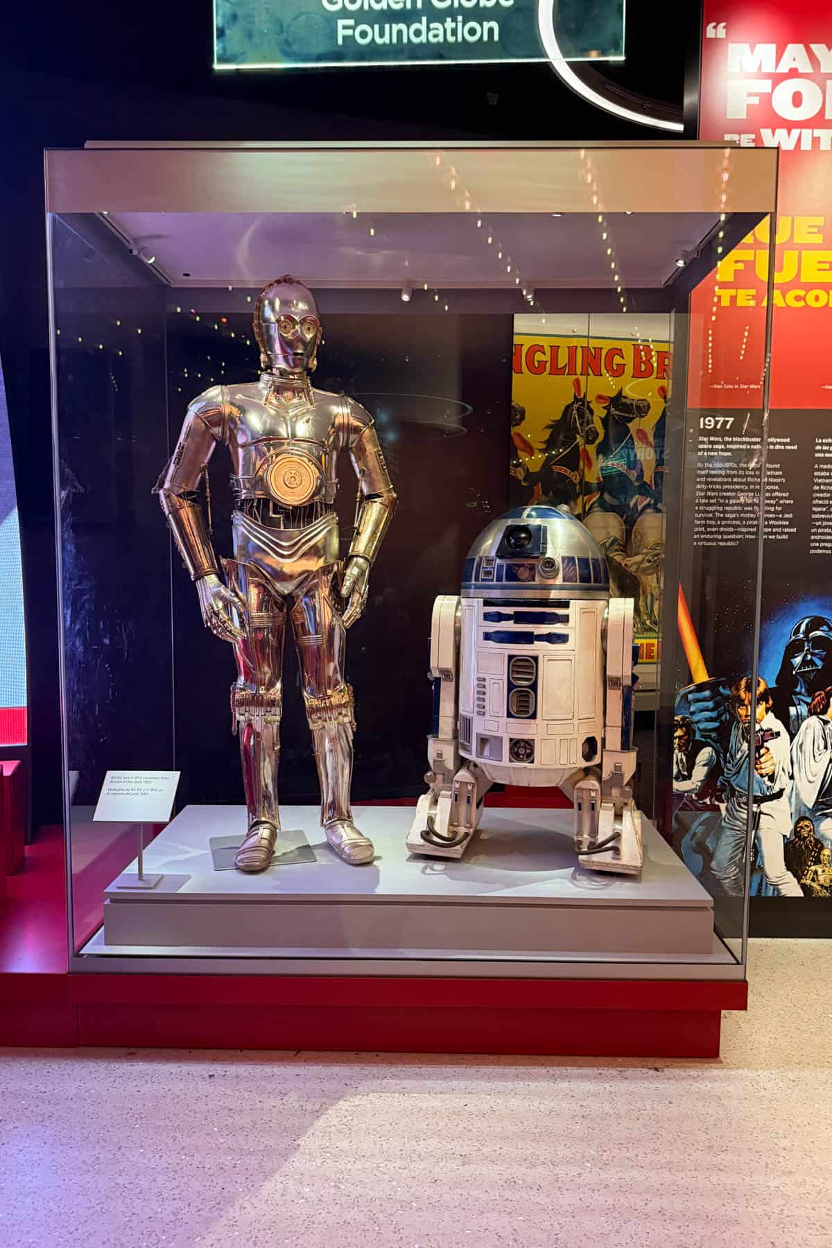 Star Wars characters at the American History Museum.