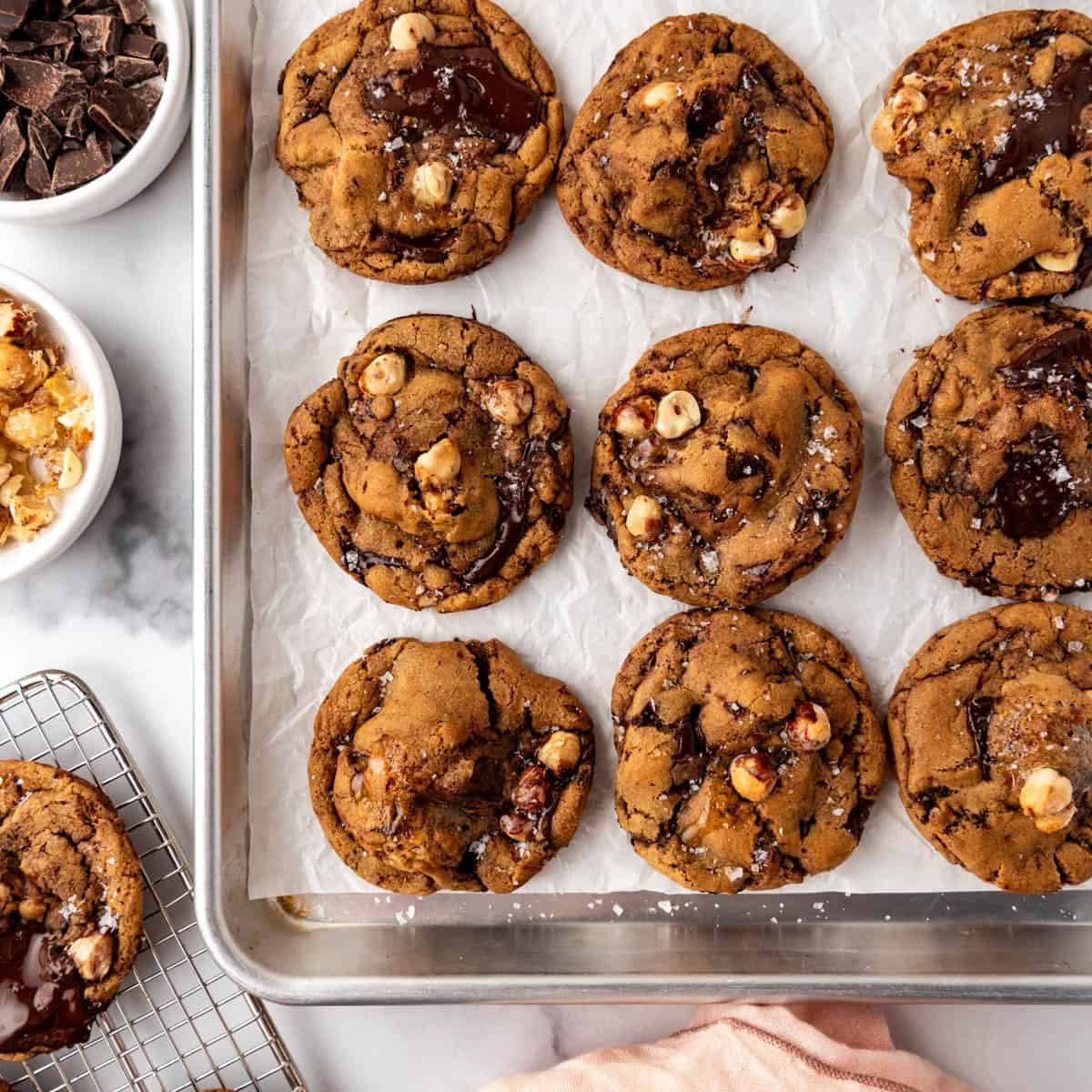 Hazelnut Chunk Cookies