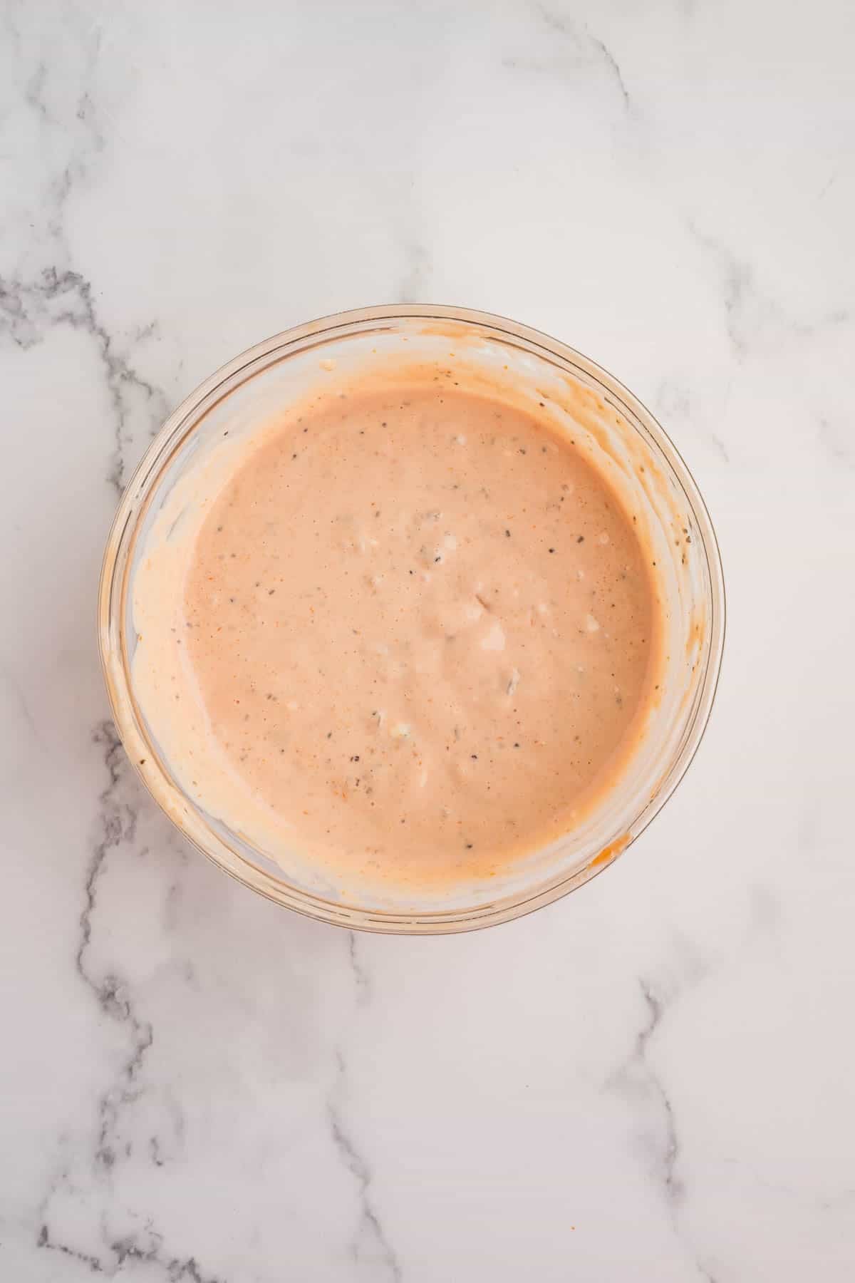 Burger sauce in a jar.